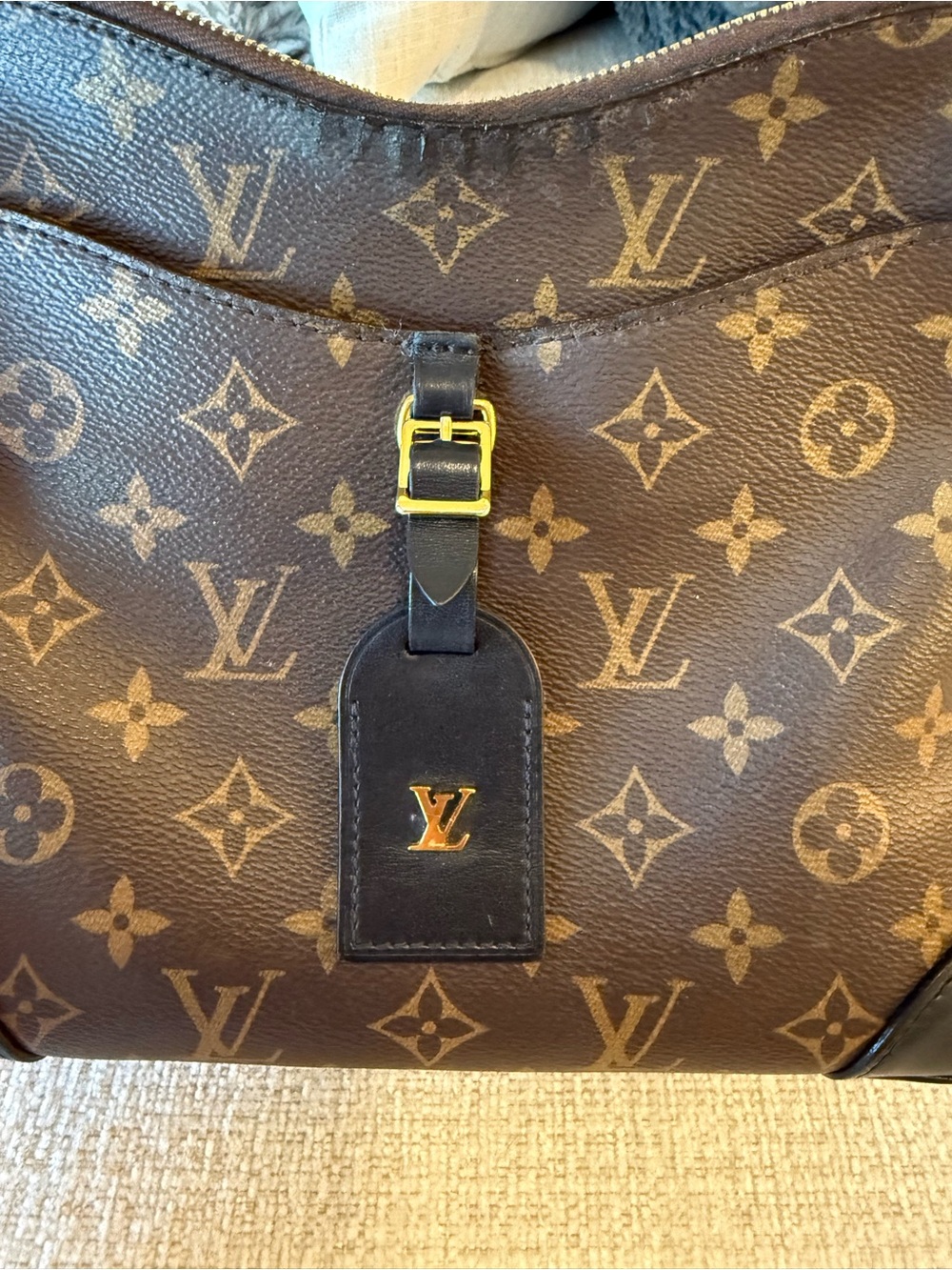 Louis Vuitton Monogram Odeon PM Black leather with Gold Hardware - Picture 6 of 16